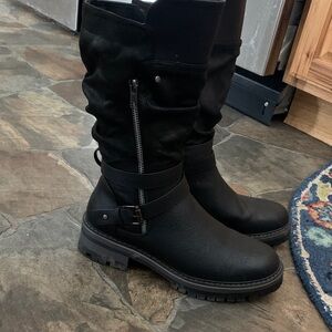 Maurices Black Women's Combat Boots
